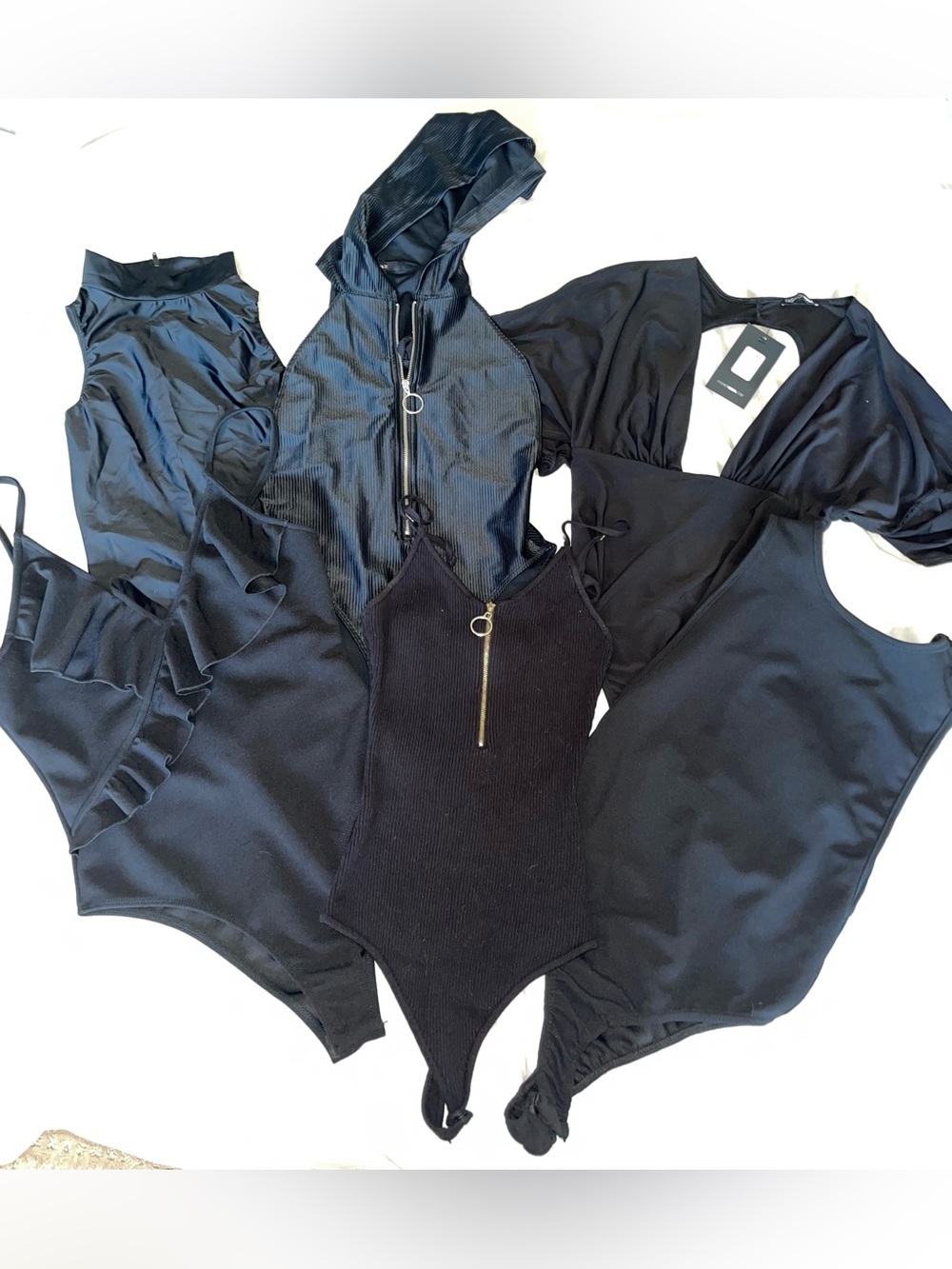 NEW Bodysuit Lot - Fashion nova PrettyLittleThing Forever 21 Shein - M & S